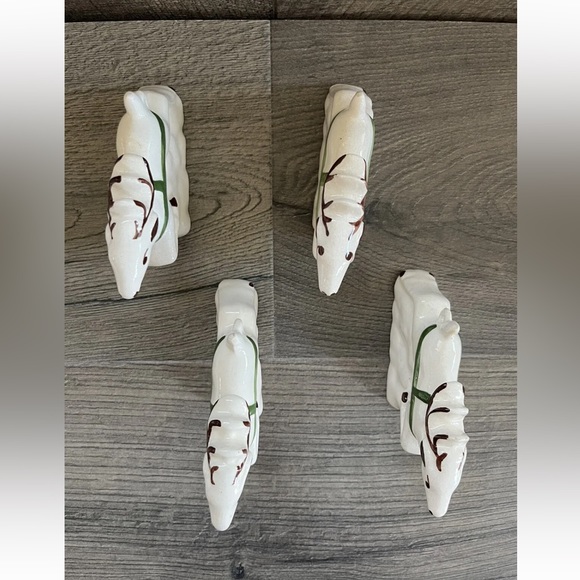 Vintage Christmas MCM Retro Deer Sleigh Art Pottery Rio Hondo Ceramic Reindeer - Picture 4 of 12